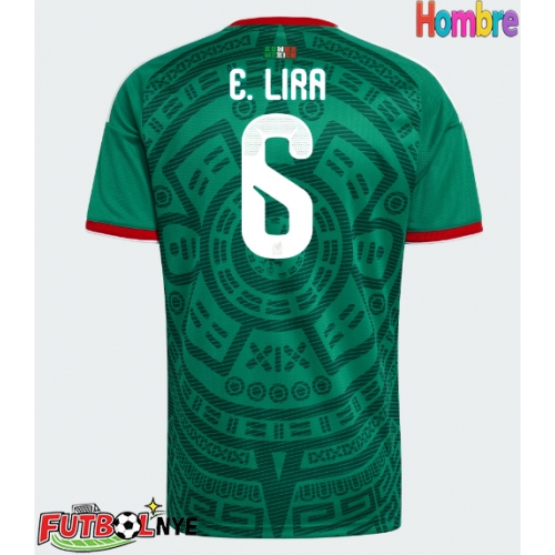 Camiseta México Erik Lira #6 Primera Equipación Mundial 2026 manga corta